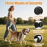 Ledeak Taktisches Hundehalsband mit Griff, Weich Gepolstert Verstellbares Hunde Halsband mit Robustem Adlerverschluss aus Metall, Polypropylen Tactical Dog Collar für Mittlere Große Hunde (Grün, L)
