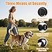 Ledeak Taktisches Hundehalsband mit Griff, Weich Gepolstert Verstellbares Hunde Halsband mit Robustem Adlerverschluss aus Metall, Polypropylen Tactical Dog Collar für Mittlere Große Hunde (Grün, L)