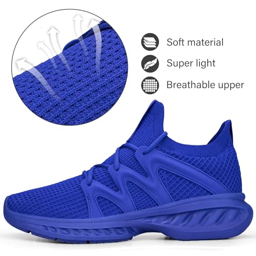 Image of Pujcs Women Shoes Lightweight Tennis Shoes Non Slip Gym Workout Shoes Breathable Mesh Walking Womens Sneakers