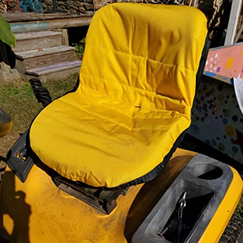 Funda de asiento para cortacésped Skyour impermeable para asiento de tractor compatible con John Deere/ Kubota/ Craftsman/ Cub Cadet Mowers