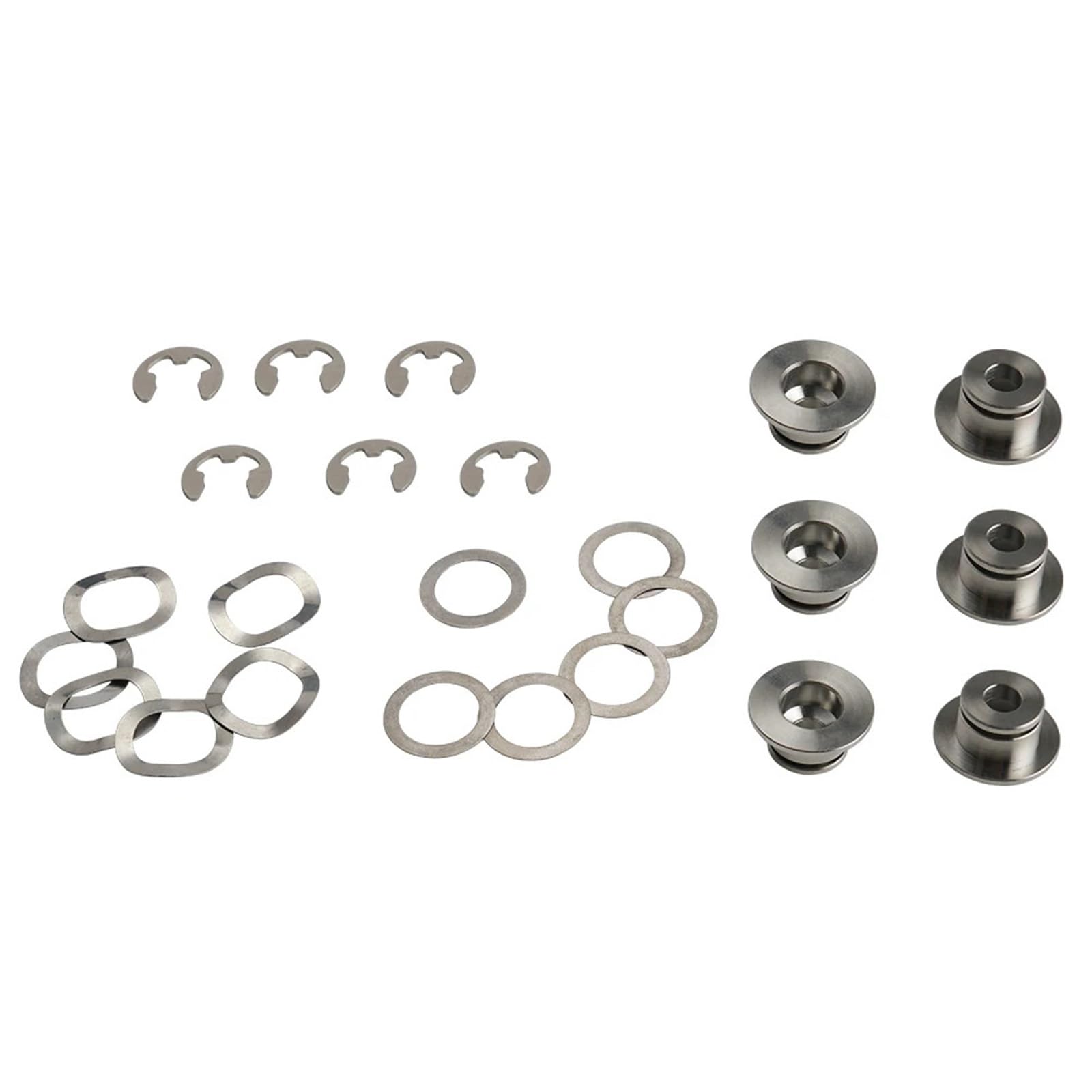 Przednie tarcze hamulcowe Zestawy Tarcz Hamulcowych 6/10 Szt. Pasują Do KTM, Pasują Do Harley, Pasują Do Yamaha, Pasują Do Honda, Pasują Do BMW, Pasują Do Kawasaki(6PCS silver)