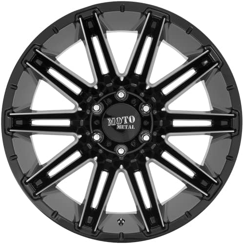 Amazon.com: Moto Metal 20X9 6X135 5 0mm GLOSS BLACK MILLED