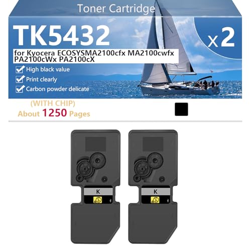 Cartouche de toner TK5432 pour Kyocera ECOSYS MA2100cfx impression haute définition 2 pack