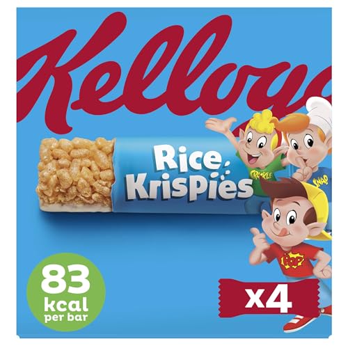 Kelloggs Rice Krispies Breakfast Cereal Bars 4 x 20g