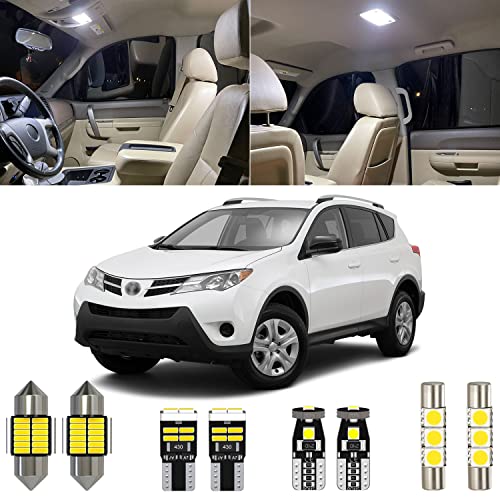 Kit interior de luz LED blanco 6000K para Toyota RAV4 miniatura 1