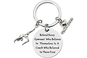 Personalized Gymnastics Coach Keychain: A Heartfelt Gift of Appreciation