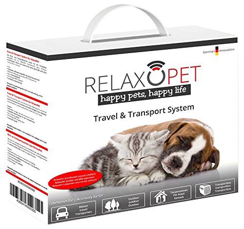 RelaxoPet Travel & Transport System | Ideaal bij reizen en training | beschermt de RelaxoPet Soundmodule | met bevestigingsset