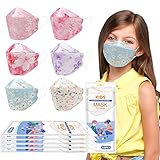 LOGAO【60 Packs Individually Packaged】 of KF94 Disposable Fish Mouth Type Child Safety Four-Layer P