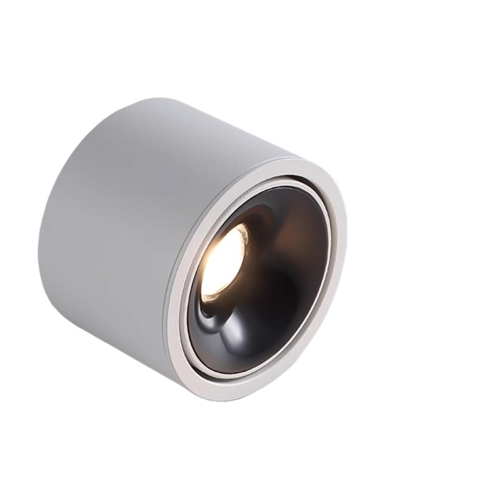 eufeifeiegds Innenbeleuchtung 5W 7W 9W 12W 15W Aufputz-Deckenleuchte, kleiner LED-Spot, verstellbarer Winkel, COB-Superhell-Downlight(Natural white 4000K,BLACK DIMMABLE_15W)