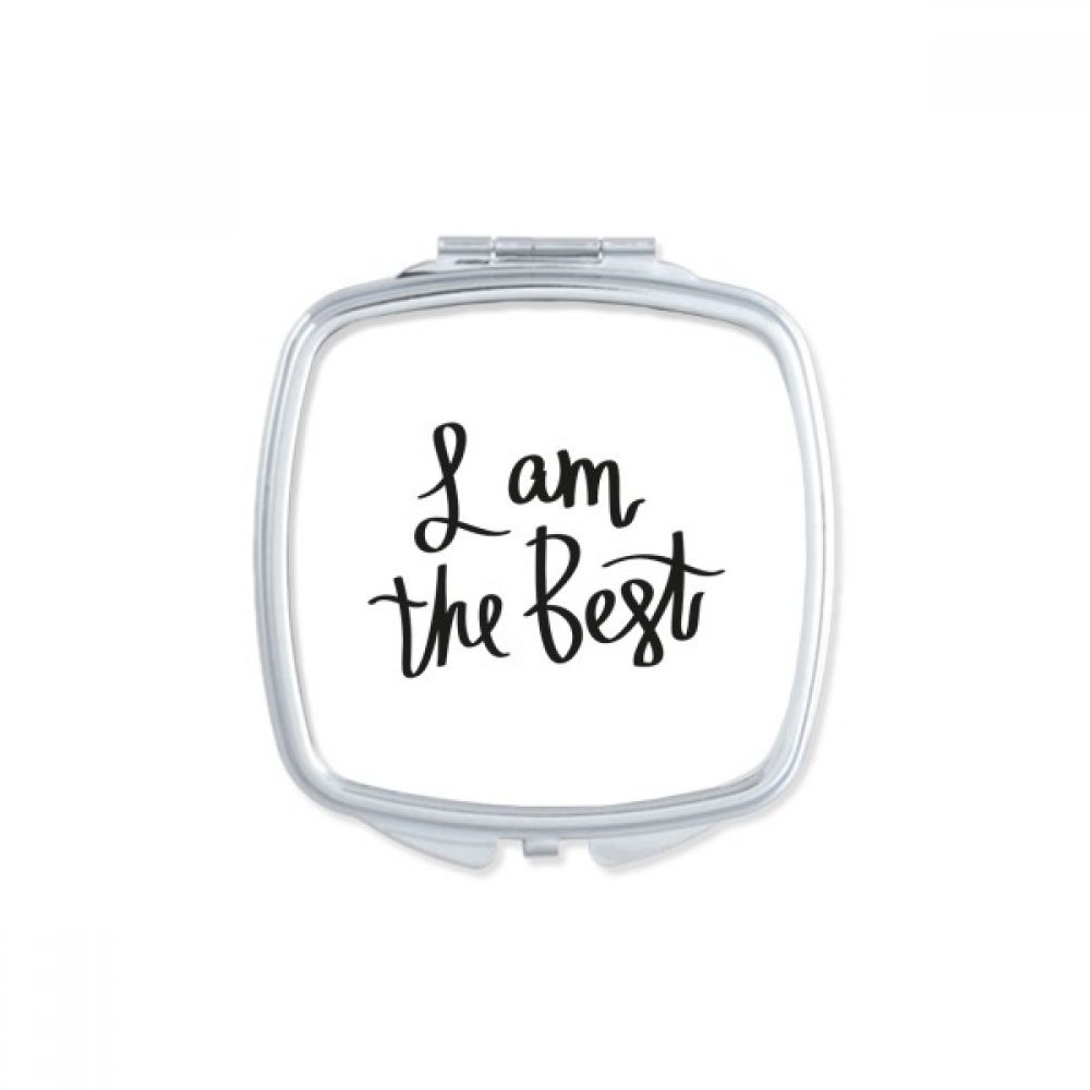 Miroir de poche cadeau mignon petit miroir de main multicolore Je suis la Meilleure