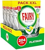 Fairy Platinum - Detergente en pastillas para lavavajillas, eficaz en los desafíos difíciles contra la