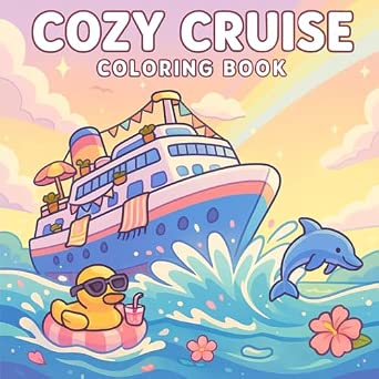Cozy Cruise Coloring Book: Relaxing Cruise Moments