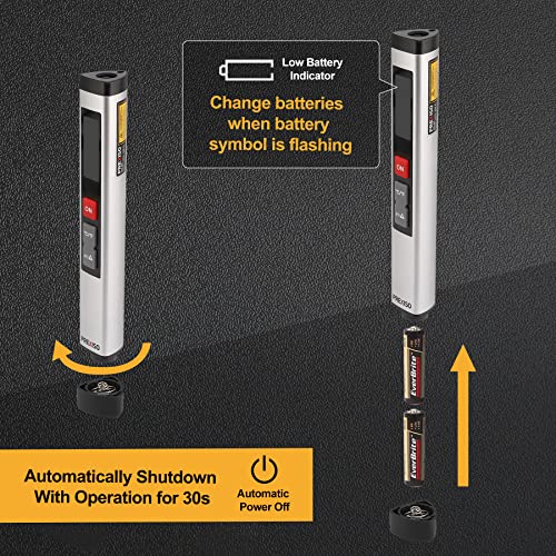 Prexiso 3-In-1 Infrared Thermometer -40℉~932℉, Mini Digital Laser Ir Temperature Multifunction Hygrometer, Non-Contact Pocket Handheld ​Industrial Pyrometer, Ds 12:1, Color Lcd, For Home, Bbq, Tire #TOP7