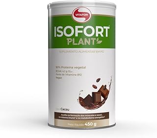 Isofort Plant - 450G - Cacau, Vitafor, Vitafor, Branco, 450 Gramas