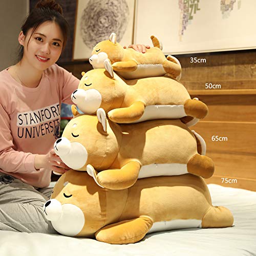 Shiba Inu Plush Pillow,Soft Corgi Stuffed Animals Toy Cute Sleeping Puppy Doll Gifts for Kids (Smiling Eyes, 29.5 inch) Shiba Inu Plush Pillow,Soft Corgi Stuffed Animals Toy Cute Sleeping Puppy Doll Gifts for Kids (Smiling Eyes, 29.5 inch)