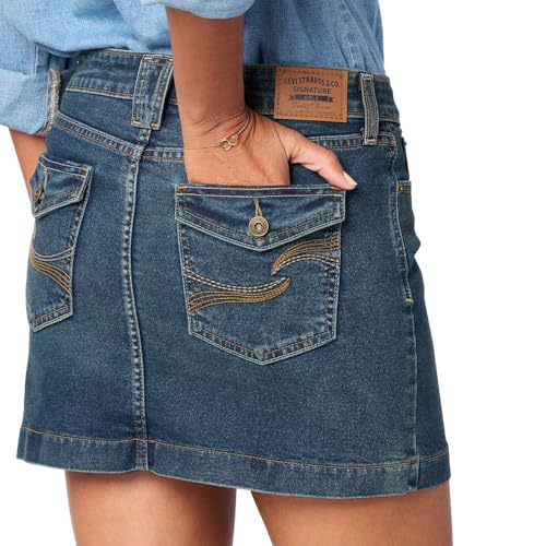 Signature by Levi Strauss & Co. Gold Women's True Skirt (Available in Plus)3