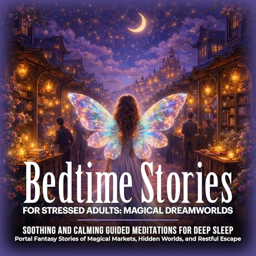 『Bedtime Stories for Stressed Adults』のカバーアート