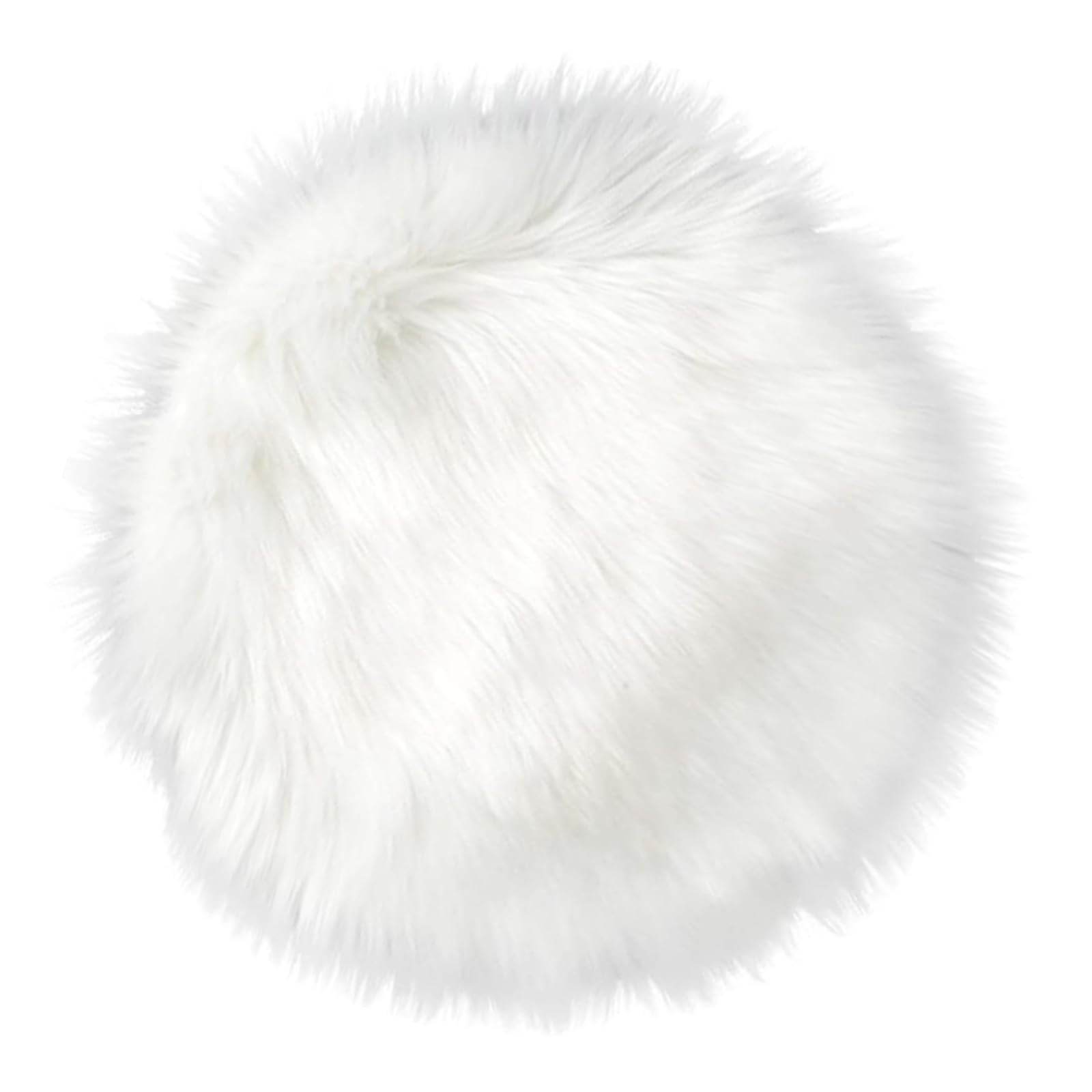 NINGDAN 12 inches Mini Faux Fur Sheepskin Rugs,Fluffy Living Room Carpet Mini Small Size,for Photographing Background of Jewellery,Locker Accessories