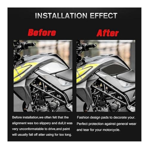 Protection réservoir moto 150NK finition premium pad de protection