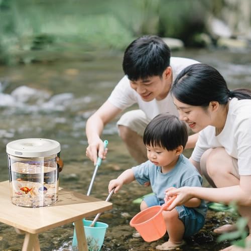 Mini aquarium portable transparent avec pompe à oxygène durable pour reptiles - 5