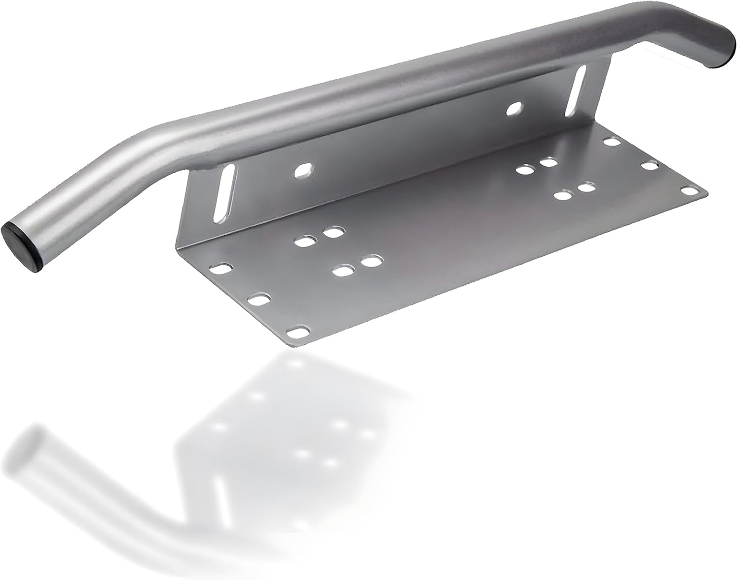 Jtron Light Universal License Plate Bumper Frame for Off Road Jeep LED Work Light Bar Mounting Bracket with Front Bull Bar