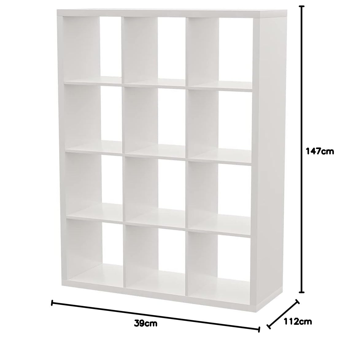 Kallax IKEA Regal in Weiß; (112x147cm) Küche, Haushalt & Wohnen