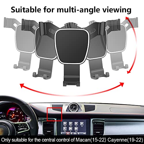 musttrue Car Phone Holder for 2015-2026 Porsche Macan and 2019-2023 Cayenne Auto Accessories Navigation Bracket Interior Decoration Mobile Cell Phone Mount by musttrue - Image 5