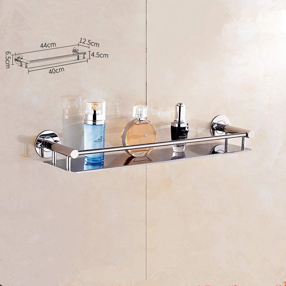 Bathroom Corner Shelf: Stainless Steel Wall Shelf 304 Single Layer 40 cm 304 Single Layer Board 50Cm (304 Single Layer Board 40cm)