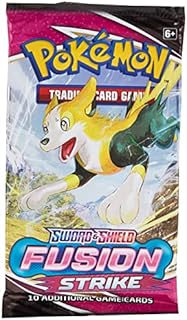 Pokemon 179-80916 Sword & Shield 8 Fusion Strike-Booster Pack, Multi