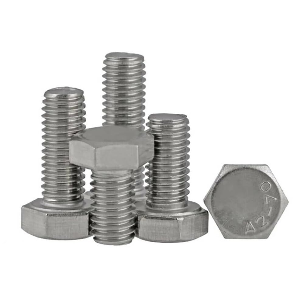 Tornillo autorroscante de acero inoxidable 304, rosca completa, tornillos hexagonales exteriores, longitud de 16 mm a 200 mm, M10, M12, M14, M16 (120 mm, M16)