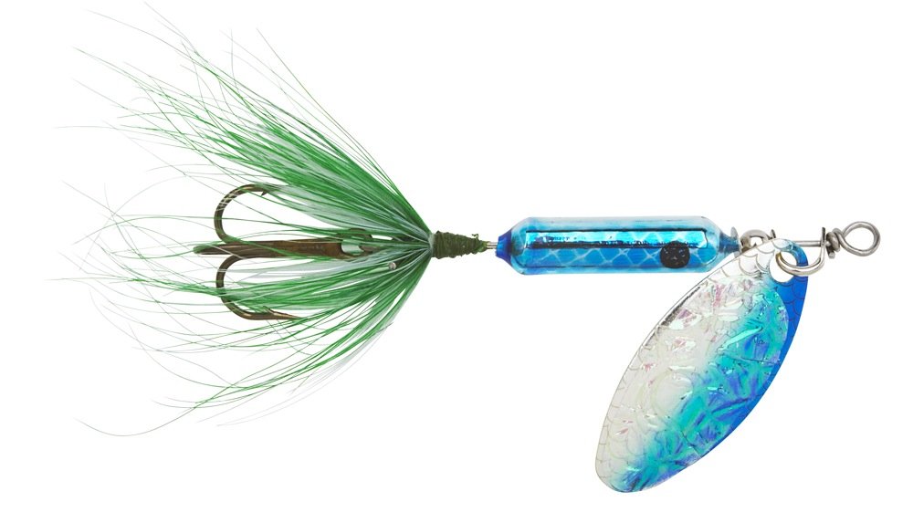 Yakima Bait Wordens 208-FBLU Rooster Tail in-Line Spinner, 2 1/4