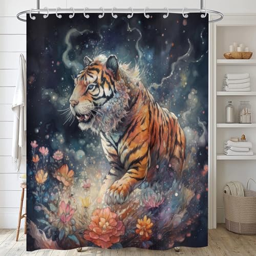 ASDCXZ Tiger Shower Curtain 180x180 cm - Image 3