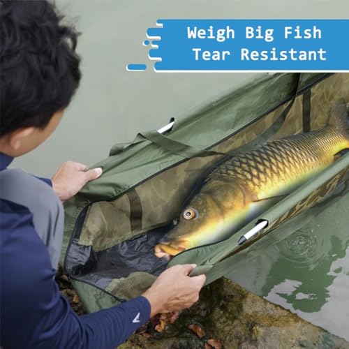 Bolsa de cuna de pesca, organizador portátil para pesca de carpa, diseño plegable en forma de barco con cremallera, equipo de protección grueso para aparejos seguros, 1 unidad