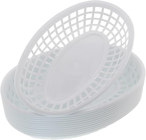 Miniatura 3 de FEOOWV Combo de cesta de comida rápida de estilo retro (12 unidades) y forro a cuadros (100 unidades). La cesta de comida rápida es apta