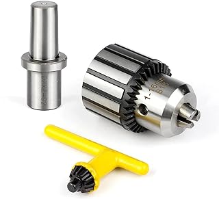 Sponsored Ad - Drill Chuck 5/8 Inch(1-16mm) JESTUOUS 3/4 Inch Weldon Shank Adapter Heavy Duty Key Type chuck Converter Too...