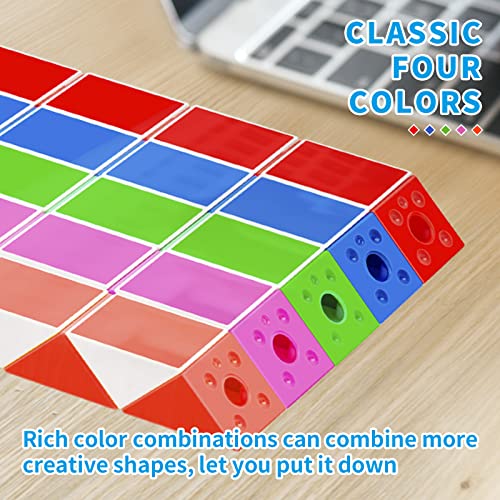 Lendod 10 Pcs 24 Large Blocks Magic Snake Puzzle Cube Fidget Snake Cube Twist Puzzle Big Size Magic Speed Cubes For Kids And Adults - Ideal As Kid's Birthday, Party Favors, Stuffers, Classroom Prizes #TOP6