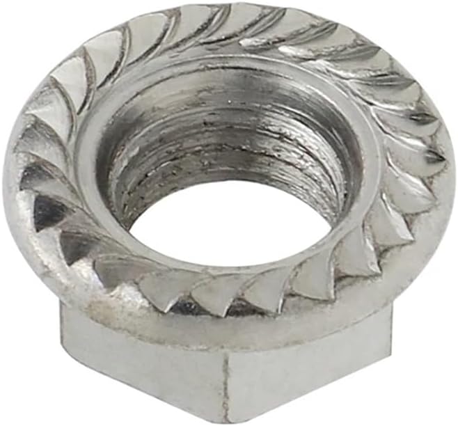 10mm Exhaust Studs & Serrated Nuts M10x1.25 Manifold Flange Studs Bolts Nuts Screws Stainless Steel for(8sets)