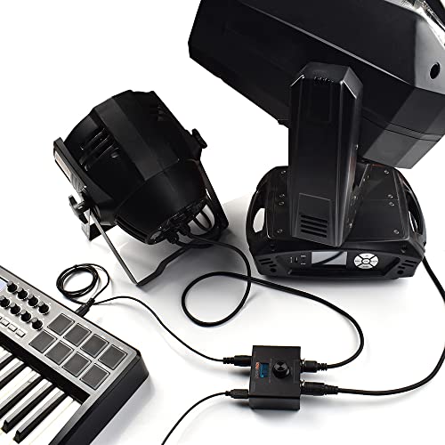 DOREMiDi MIDI zu DMX-Controller (MTD-1024) kann MIDI-Nachrichten in DMX-Nachrichten konvertieren