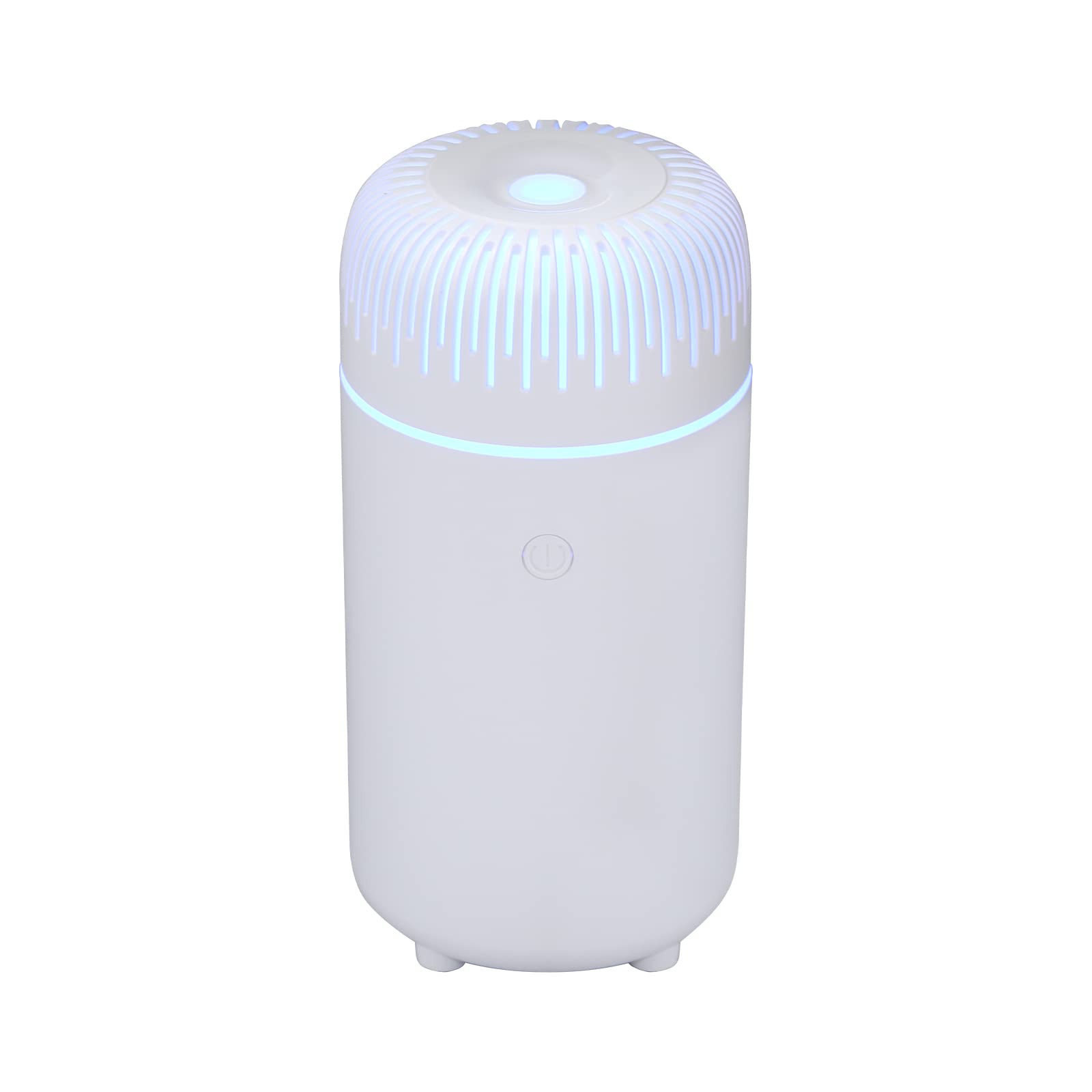 GINZERCar Diffuser Humidifier, Super Quiet USB Portable Mini Car Air Diffuser, Aroma Essential Oil Diffuser with Colorful Light, 2 Mist Modes, Auto Shut-Off, Cool Mist Sprayer for Car Home Office