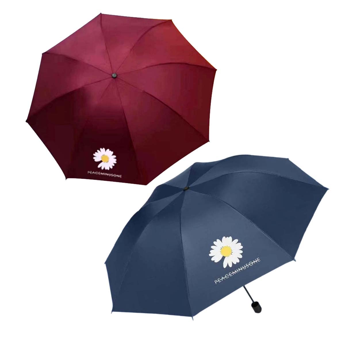 kekemi 3 Fold Automatic Sun & Rain Umbrella for Men & Women (Pack of 2)-picture-1