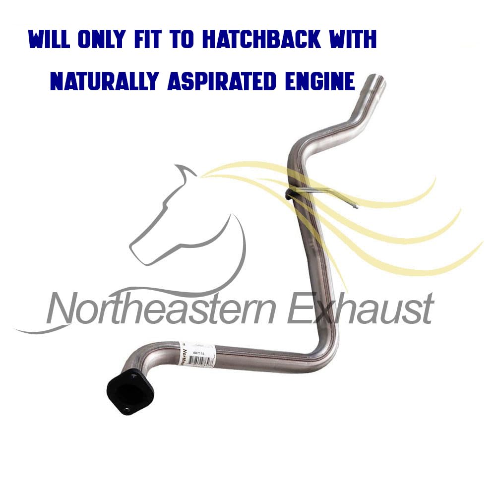 Northeastern Exhaust Stainless Steel Resonator Pipe For 2010-2015 Subaru Legacy 2.5L Non-Turbo - Includes Gaskets & Clamp Kit