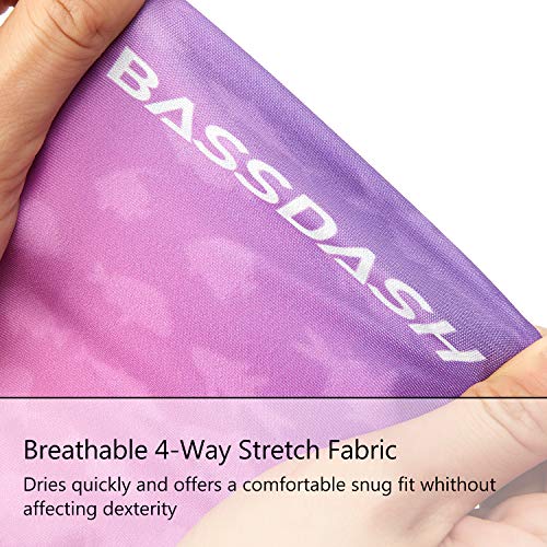 Image of Bassdash ALTIMATE UPF 50+ Women's Fishing Gloves UV Sun Protection Fingerless Gloves for Kayaking Paddling Hiking Cycling Driving Shooting Training