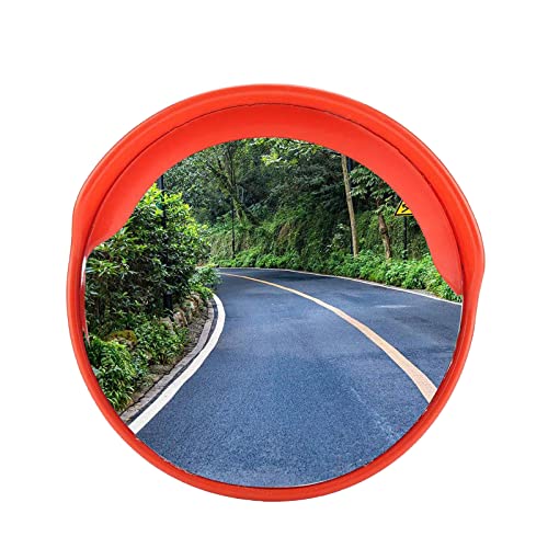 Miroir de sécurité convexe 60 cm pour sortie de garage et surveillance magasin