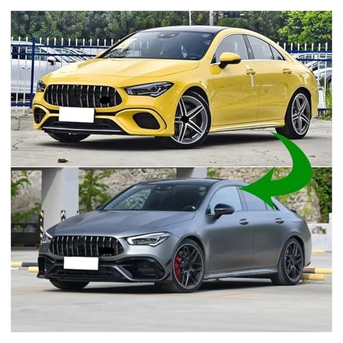 Becquet avant noir brillant pour protéger et styliser le CLA45