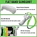 Piaoyu Resin Slingshot Set, Flat Rubber Band Sling Shot for Adult, Shooting Slingshots for Slingshot Practice, Daily Entertainment, Outdoor Cool Gadgets (Slingshot Set-White)