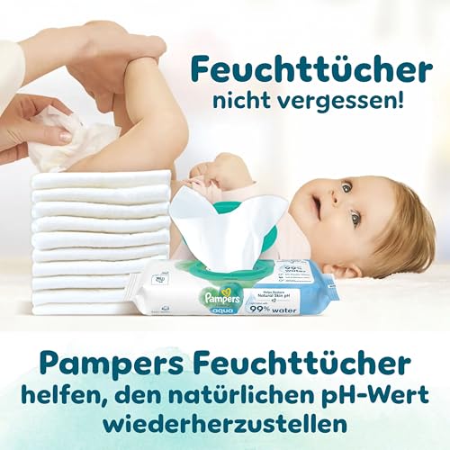 Pampers Harmonie Windeln Größe 2, 204 Windeln, 4kg-8kg, sanfter Hautschutz mit 100Prozent Pampers Schutz