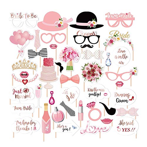 Letop - Juego de 44 Cintas para Fotos de Boda, para decoración