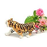 ShinyGifts Tiger Figurine Trinket Jewelry Box