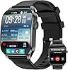 Smartwatch Herren Damen, 1,91" HD-Kurvdisplay Smart Watch mit Bluetooth Anrufen, 100+Sportmodi Fitnessuhr mit Herzfrequenz/Schlafmonitor/Schrittzähler, IP67 Wasserdicht Sportuhr für Android iOS