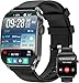Smartwatch Herren Damen, 1,91" HD-Kurvdisplay Smart Watch mit Bluetooth Anrufen, 100+Sportmodi Fitnessuhr mit Herzfrequenz/Schlafmonitor/... IP67 Wasserdicht Sportuhr für Android iOS